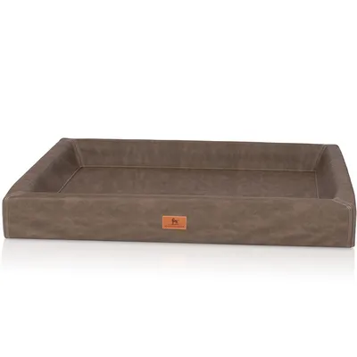 Knuffelwuff orthopädisches Hundebett Austin aus Kunstleder