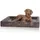 XXL 120 x 100 x 25cm marron/gris