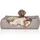 XXL 120 x 85 x 25cm gris clair