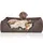 XL 105 x 75 x 25cm marron/gris