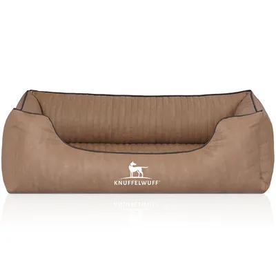 Knuffelwuff Orthopädisches Hundebett Tampa aus laser-gestepptem Kunstleder Knuffelwuff Orthopädisches Hundebett Tampa aus laser-gestepptem Kunstleder