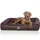 XL 105 x 80 x 17cm marron