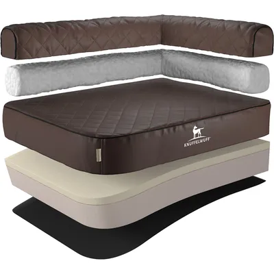 Knuffelwuff Panier d'angle orthopédique pour chien Winslow Knuffelwuff Panier d'angle orthopédique pour chien Winslow