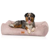 Knuffelwuff Hundebett aus Cord mit Handwebcharakter Olivia