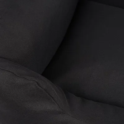 Knuffelwuff Hundebett Lotte aus Velours mit feinem Handwebcharakter