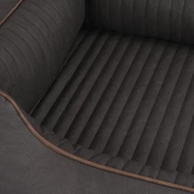 Knuffelwuff Orthopädisches Hundebett Columbia laser-gestepptem Kunstleder