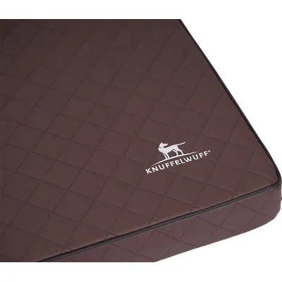 Knuffelwuff Orthopädische Hundematte Juna aus laser-gestepptem Kunstleder Knuffelwuff Orthopädische Hundematte Juna aus laser-gestepptem Kunstleder