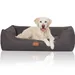 Knuffelwuff Hundebett Lotte aus Velours mit feinem Handwebcharakter