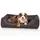 XL 105 x 75 x 25cm marron