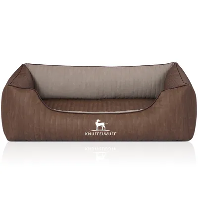 Knuffelwuff Orthopädisches Hundebett Outlander aus Kunstleder Knuffelwuff Orthopädisches Hundebett Outlander aus Kunstleder