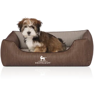 Knuffelwuff Orthopädisches Hundebett Outlander aus Kunstleder Knuffelwuff Orthopädisches Hundebett Outlander aus Kunstleder