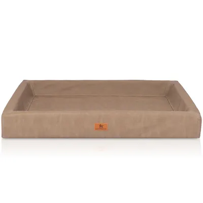 Knuffelwuff orthopädisches Hundebett Austin aus Kunstleder