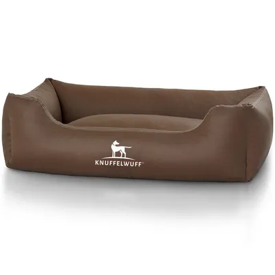 Knuffelwuff Kunstleder Hundebett Sidney