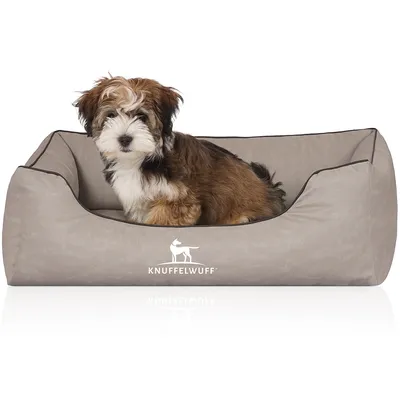 Knuffelwuff Orthopädisches Hundebett Rockland aus Kunstleder Knuffelwuff Orthopädisches Hundebett Rockland aus Kunstleder
