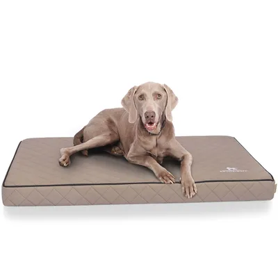 Knuffelwuff Orthopädische Hundematte Juna aus laser-gestepptem Kunstleder Knuffelwuff Orthopädische Hundematte Juna aus laser-gestepptem Kunstleder