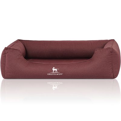 Knuffelwuff Orthopädisches Wasserabweisendes Hundebett Leon aus Velours