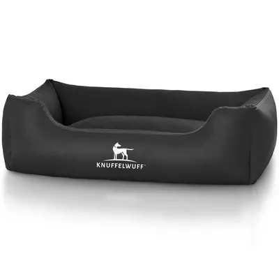 Knuffelwuff Kunstleder Hundebett Sidney