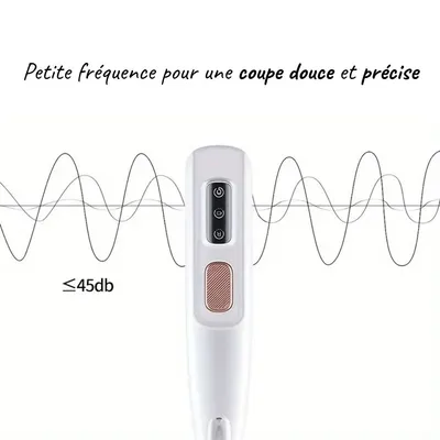 Tondeuse rechargeable pour pattes avec LED intégré