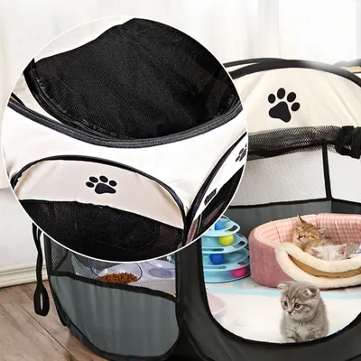 MCBOSON  Enclos pliable pour chiots et chatons