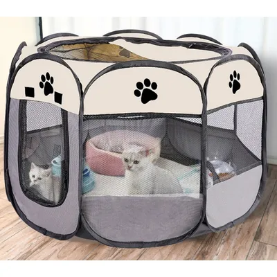 MCBOSON  Enclos pliable pour chiots et chatons