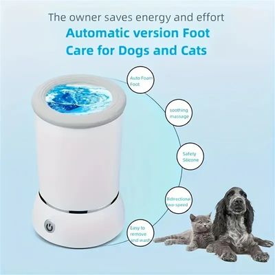 MCBOSON Nettoyeur automatique de pattes de chien
