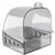 MCBOSON 2-in-1 Vogelkäfigbad, Grau MCBOSON 2-in-1 Vogelkäfigbad, Grau
