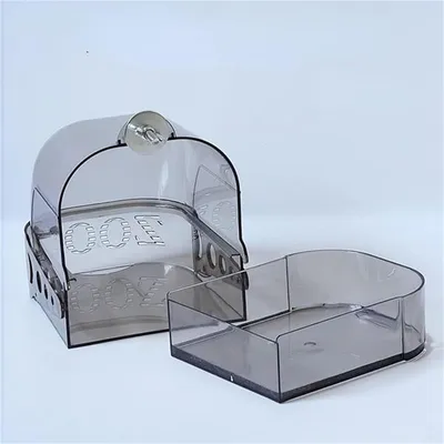 MCBOSON 2-in-1 Vogelkäfigbad, Grau MCBOSON 2-in-1 Vogelkäfigbad, Grau