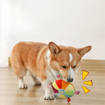 MCBOSON Jouet frisbee pour chien - Clochette intégrée