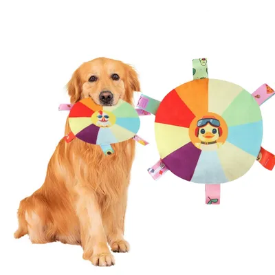 MCBOSON Jouet frisbee pour chien - Clochette intégrée