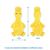 Jouets en peluche pour chiens, canards mignons sans rembourrage