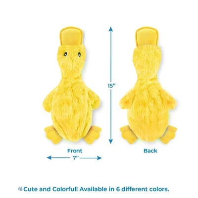 Jouets en peluche pour chiens, canards mignons sans rembourrage