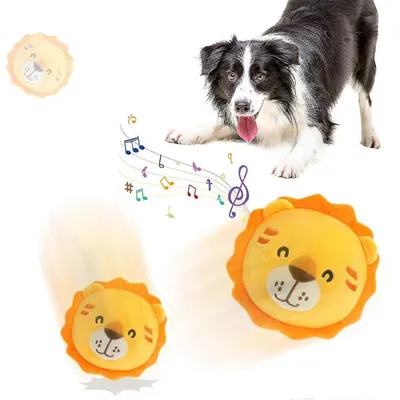 MCBOSON Jouet peluche interactif pour chien