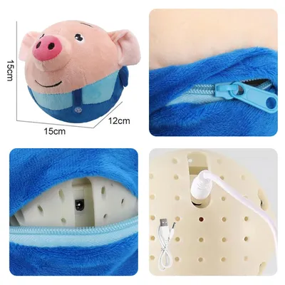 MCBOSON Jouet peluche interactif pour chien