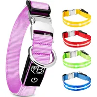 Collier Lumineux pour Chiens - Sécurité, Visibilité Nocturne, Rechargeable