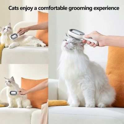 MCBOSON Cepillo para gatos autolimpiante 2 en 1
