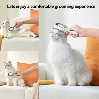 MCBOSON Brosse autonettoyante pour chat 2en1 MCBOSON Brosse autonettoyante pour chat 2en1