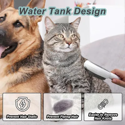 MCBOSON Brosse autonettoyante pour chat 2en1