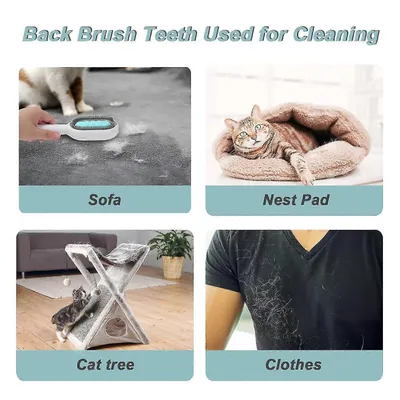 MCBOSON Brosse autonettoyante pour chat 2en1