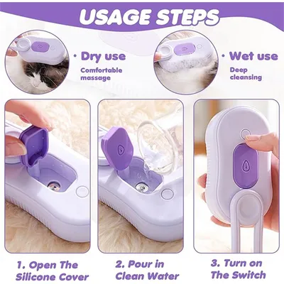 MCBOSON Peigne à vapeur pour chat