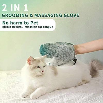 MCBOSON Doppelseitige Hunde- und Katzenpflegehandschuhe