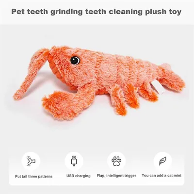 Floppy Homard Chien Jouets En Peluche Saut Homard