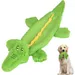 Quietschendes Krokodil-Hundespielzeug, robustes Kauspielzeug