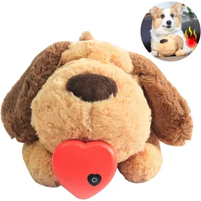 Jouets pour chiots avec Heartbeat Dog Sleep Buddy