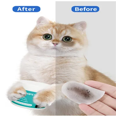 Lingettes nettoyantes yeux de chat et de chien