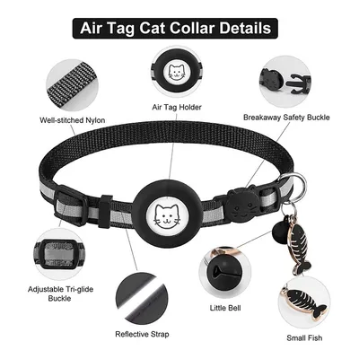 MCBOSON Collier avec traceur pour chat