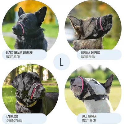 MCBOSON Muselière confortable pour chien