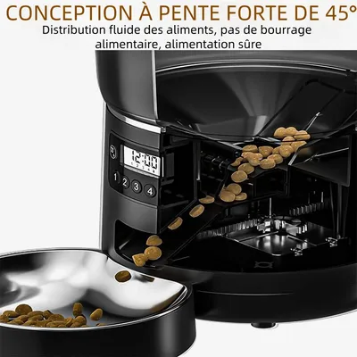 MCBOSON Distributeur automatique pour chien et chat  4L