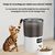 MCBOSON Distributeur automatique pour chien et chat  4L