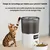 MCBOSON Distributeur automatique pour chien et chat  4L