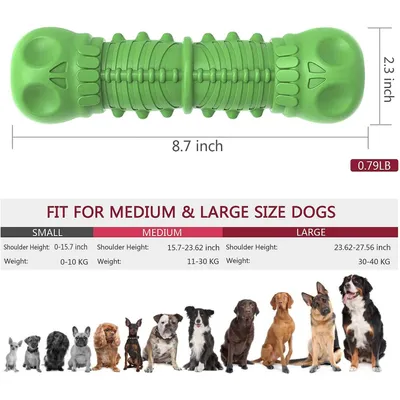 Jouets à mâcher pour chiens, jouets en caoutchouc robustes et grinçants